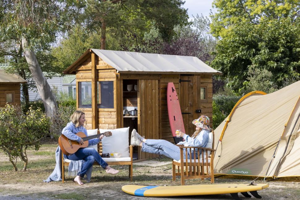 Camping La Davière Plage - Hébergement