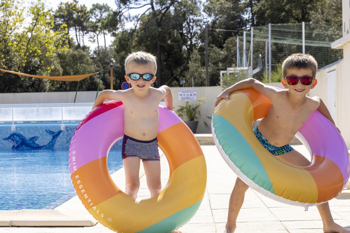 Camping **** La Davière Plage - Piscine